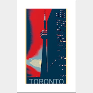 Toronto in Shepard Fairey style Posters and Art